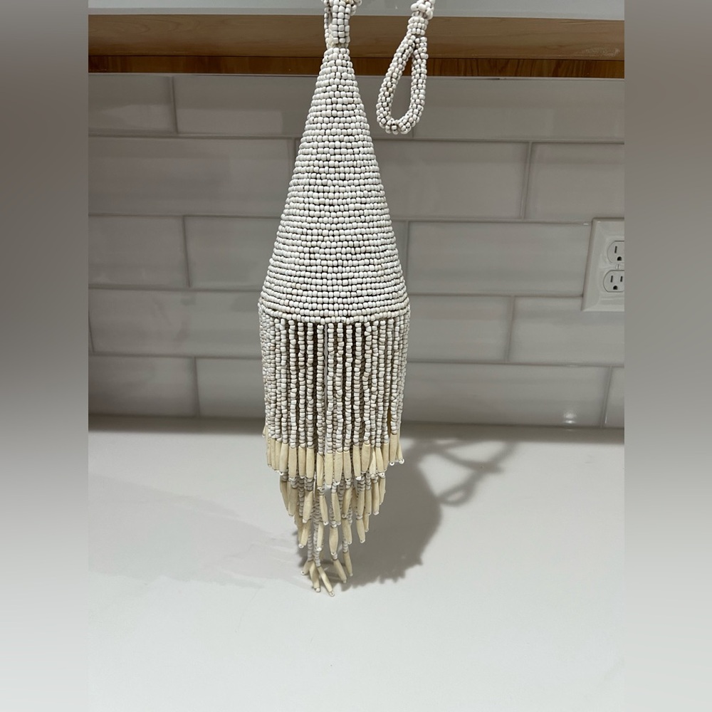 Boho Curtain Tiebacks Tassel Drapery Tie-Backs Beaded Decor
